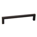 Crown 6-3/8" Modern Square Cabinet Pull with 6-3/10" Center to Center Oil Rubbed Bronze Finish CHP8722810B